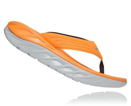 Hoka ORA Recovery Flip 2 - Sapatos Ortopédicos Homem Laranja | PT-n6noT8Y